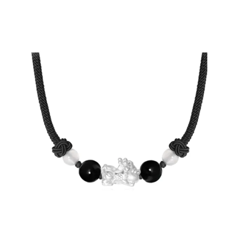 CHINA GOLD Agate Necklaces Unisex-4