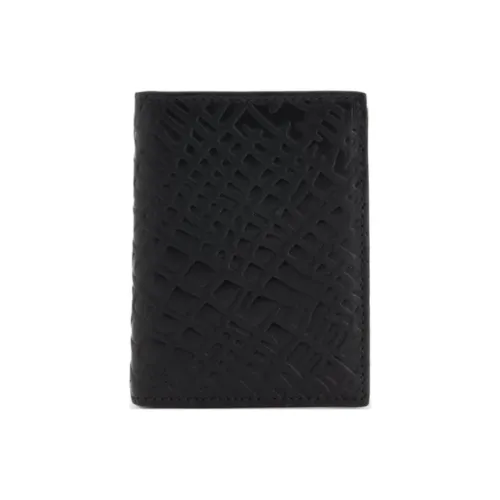 CDG Cow Leather Wallet Men's Black