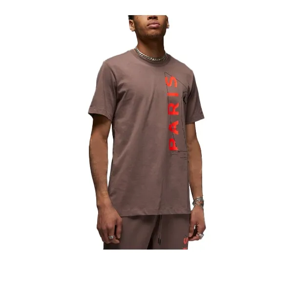 Jordan T Shirts Men Coffee-0