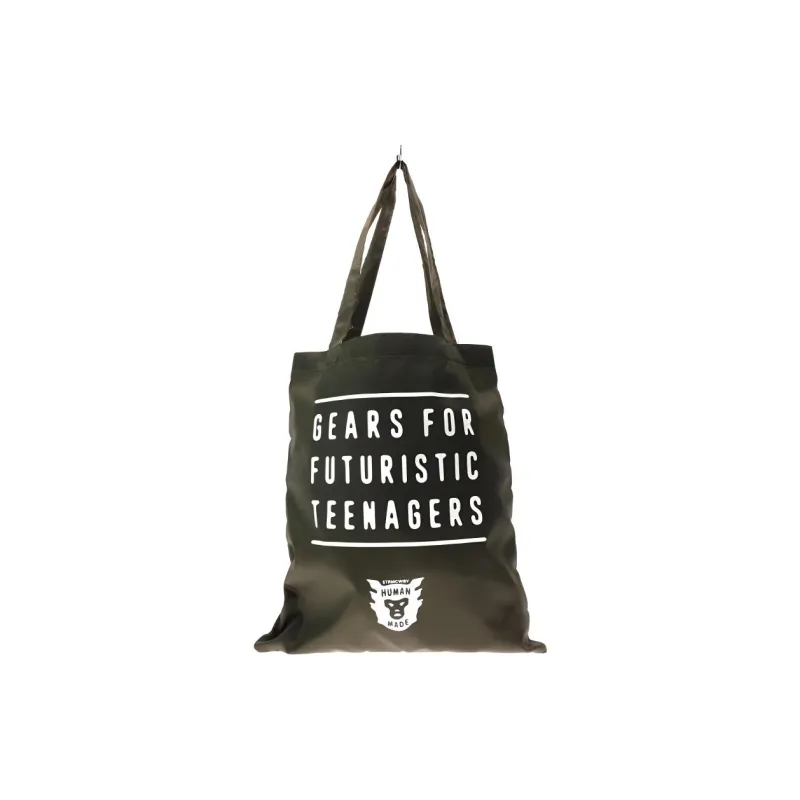 HUMAN MADE Nylon Tote Handbag Regular Women's Olive Green-2