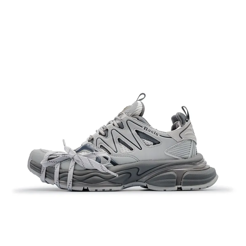 K-WANG Paris Breeze Anti-Slip And Wear-Resistant Height Increasing Low-Top Chunky Sneakers Unisex-12