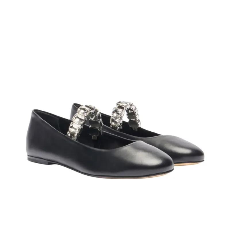 Casadei Embellished Ballet Flat Shoes Women's-2