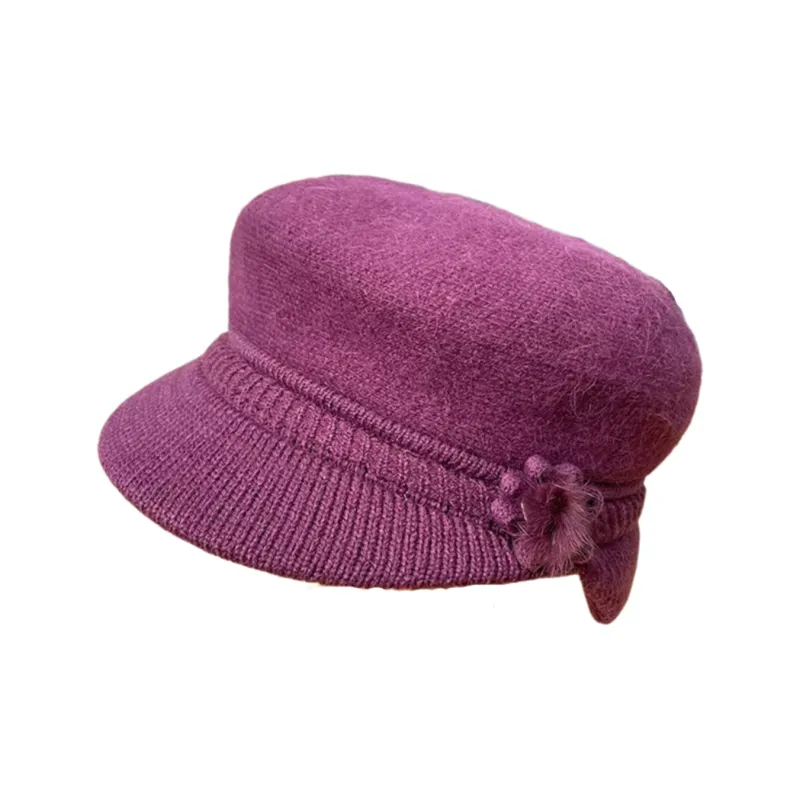 Top Melon Viscose Beanies Women's-5