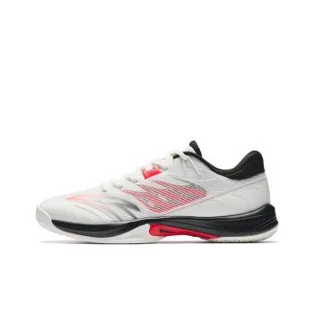 Anta Anti Slip And Wear Resistant Coverage Low Top Badminton Shoes Men's White Red Black