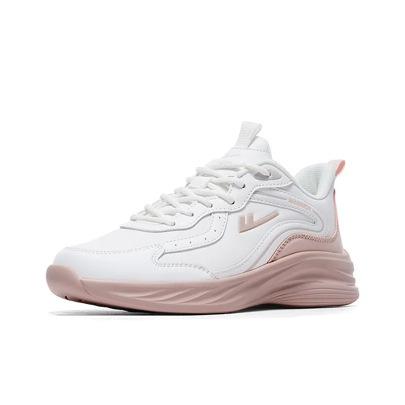 Warrior Cushioning Rebound Wear-Resistant Lightweight Slip-Resistant Low-Top Casual Running Shoes Women's-1