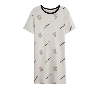 CAIHENGTONG Nightgown Women's White