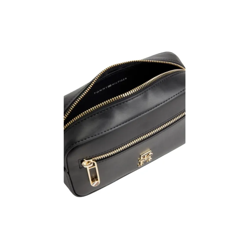 Tommy Hilfiger Polyurethane Camera Bag Shoulder Bag Crossbody Bag Regular Women's Black-2