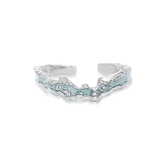 GLOIRE Alloy Rings Unisex Romantic Date Versatile Commute Style-3