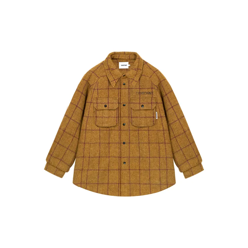 CANOTWAIT_ Puffer Jacket Unisex Brown-1