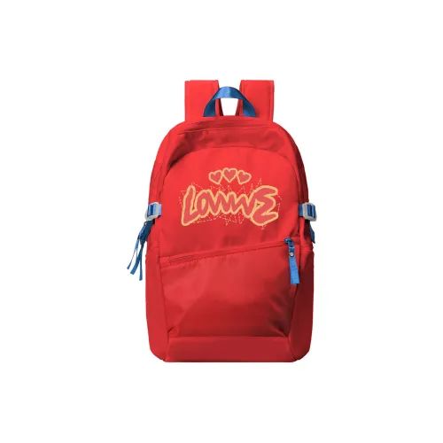 LOVVVVE Nylon Backpack Backpack Backpack Travel Bag Regular Unisex Red