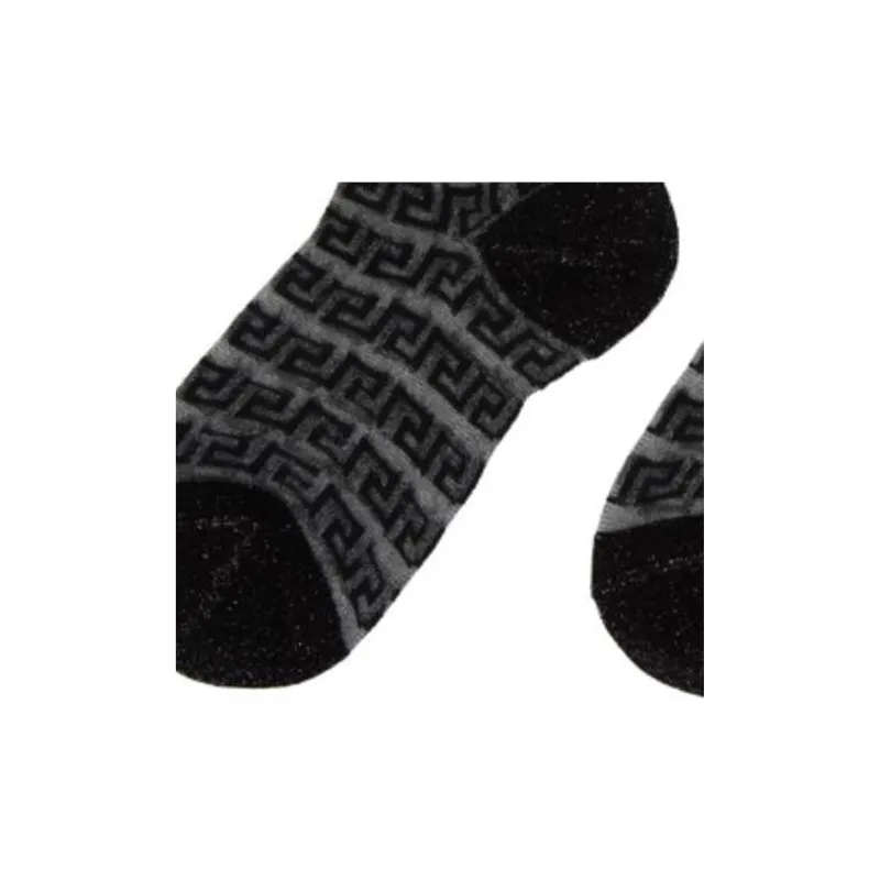 VERSACE Socks 'Grey/Black'-4
