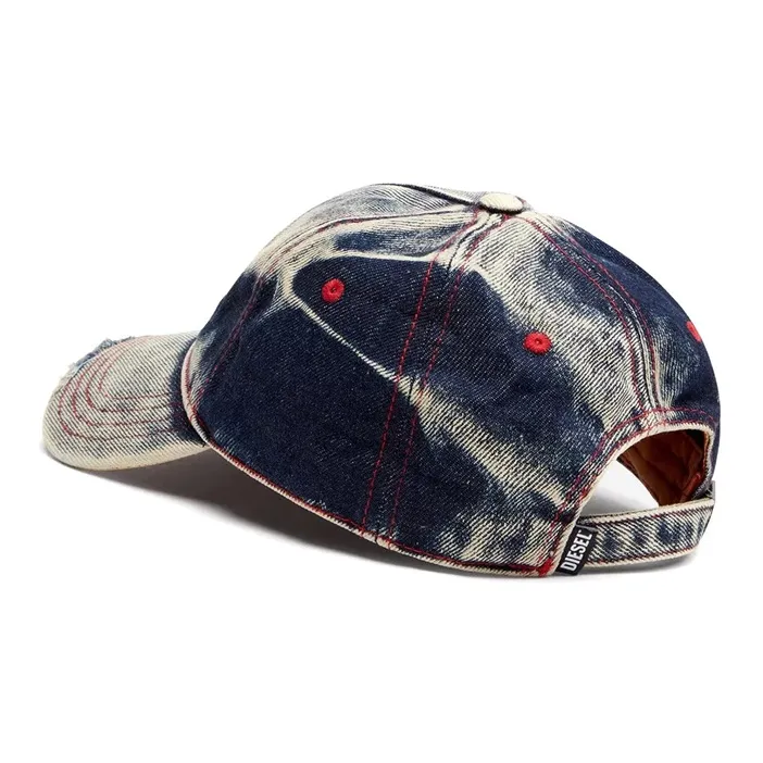 DIESEL C Seymon Distressed Denim Cap-1