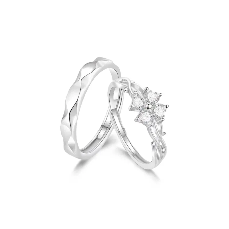 NUSQ 999 Fine Silver Rings Unisex-0