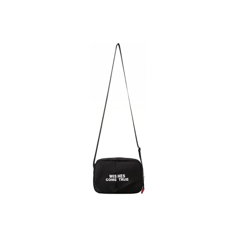 361° Fabric Crossbody Bag Shoulder Bag Unisex Black-1