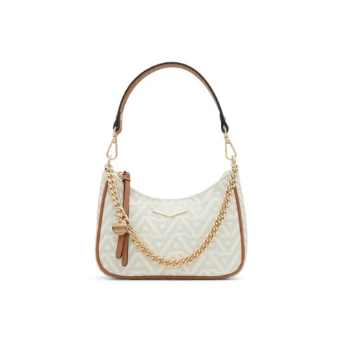 ALDO Artificial Leather Portable Underarm Shoulder Bag Trumpets Women's Mixed Color/Brown