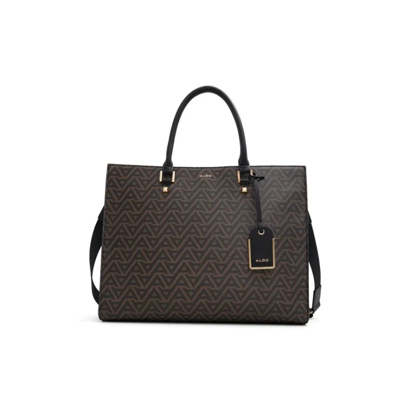 ALDO Artificial Leather Crossbody Handbags Large Size Women's Black/Mixed Color-3