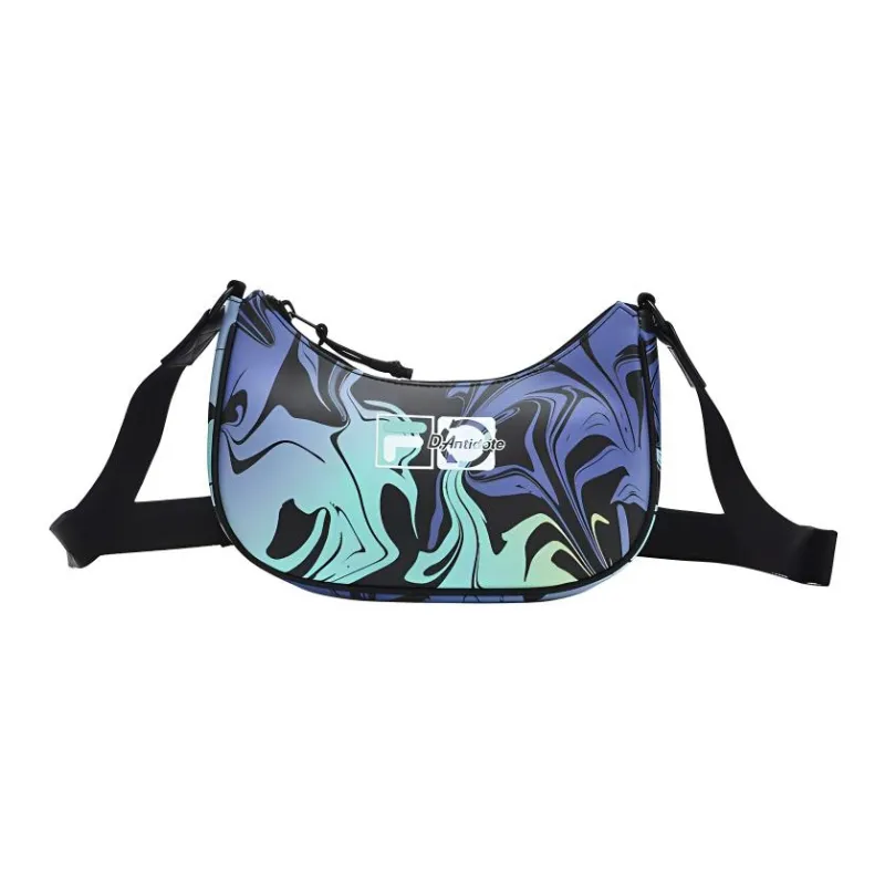 FILA FUSION Synthetic Leather Shoulder Bag Crossbody Bag Regular Unisex Santorini Blue-0