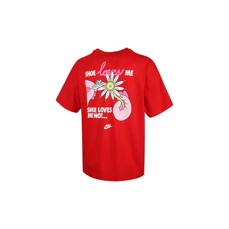 Nike T Shirts Men Red-1