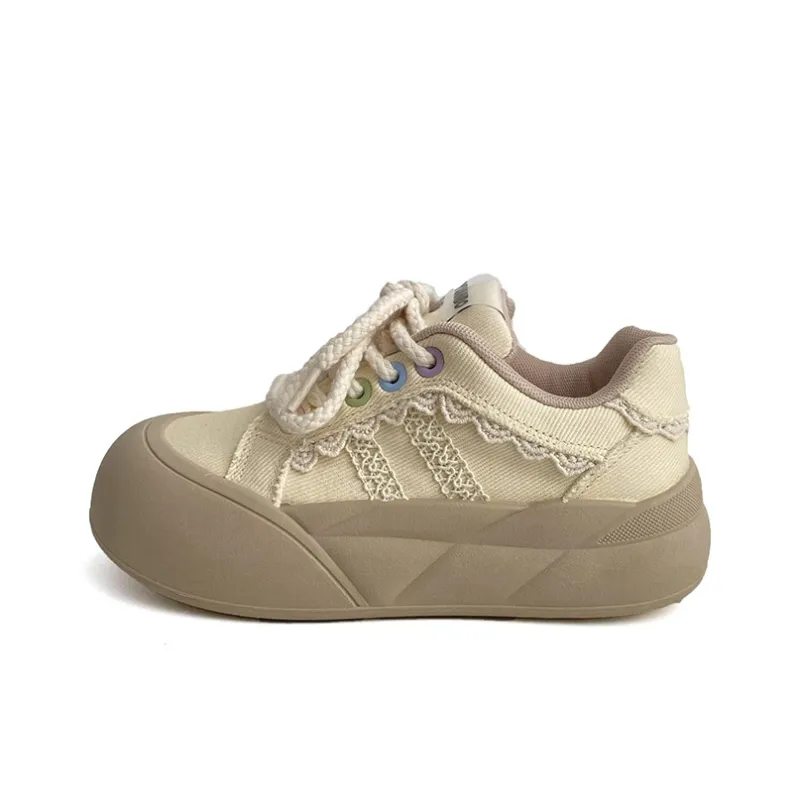Than Than Me Non-slip Lightweight Low-Top Skateboard Shoes Women's-4