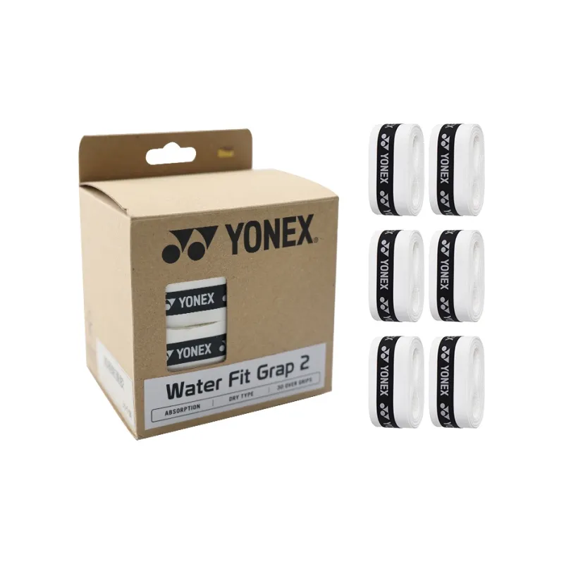 YONEX Badminton Grip Tape Black/White Polyurethane Polyester Thin Pack Of 30-6