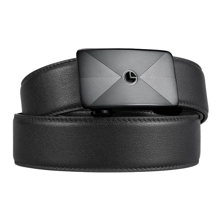 GOLDLION Top Grain Cow Leather Belts Men's Width 3.5cm-25