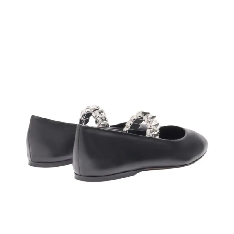 Casadei Embellished Ballet Flat Shoes Women's-3
