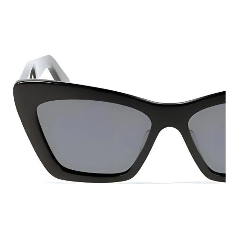 FERRAGAMO Acetate Cat Eye Sunglasses Women's Black-2