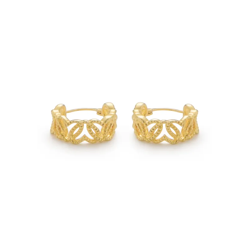 RSNY Gold Plated Copper Earrings Women's-4