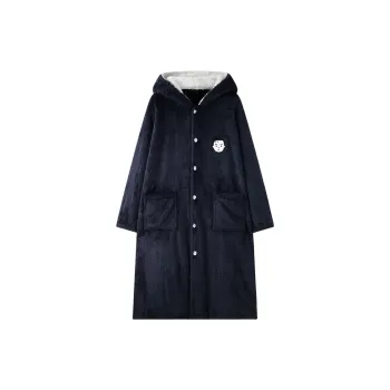MEITENG Bath Robes Men's Dark Blue