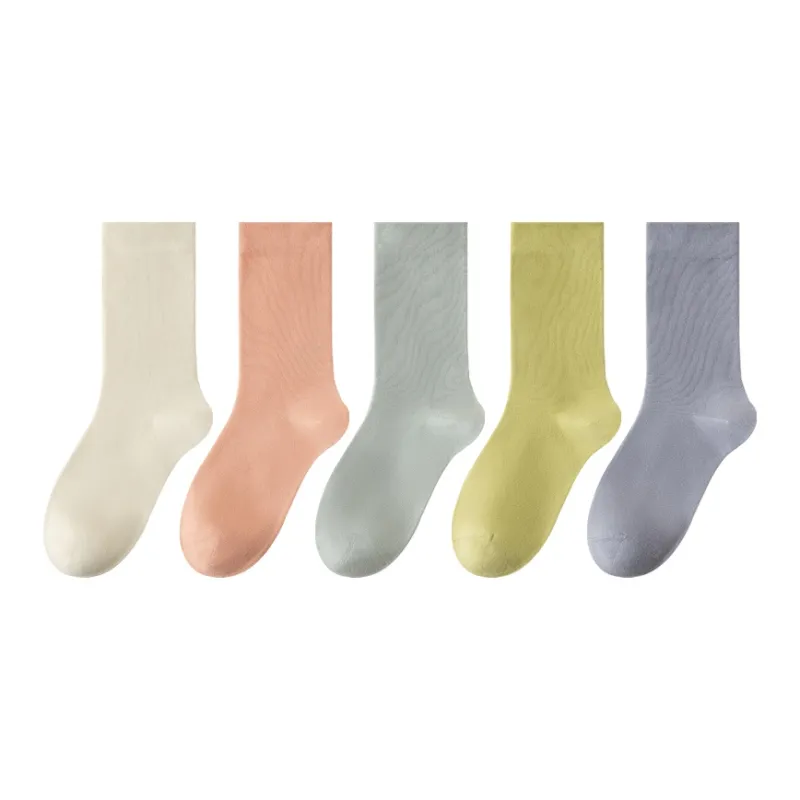 MADALLO Mid Calf Socks Women's 5 Pack-15