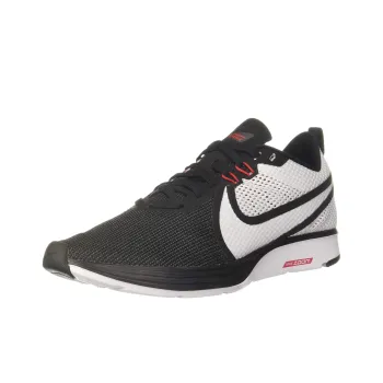 Nike Zoom Strike 2 Anti Slip Wear Resistant Low Top Casual Shoes Men's Black White