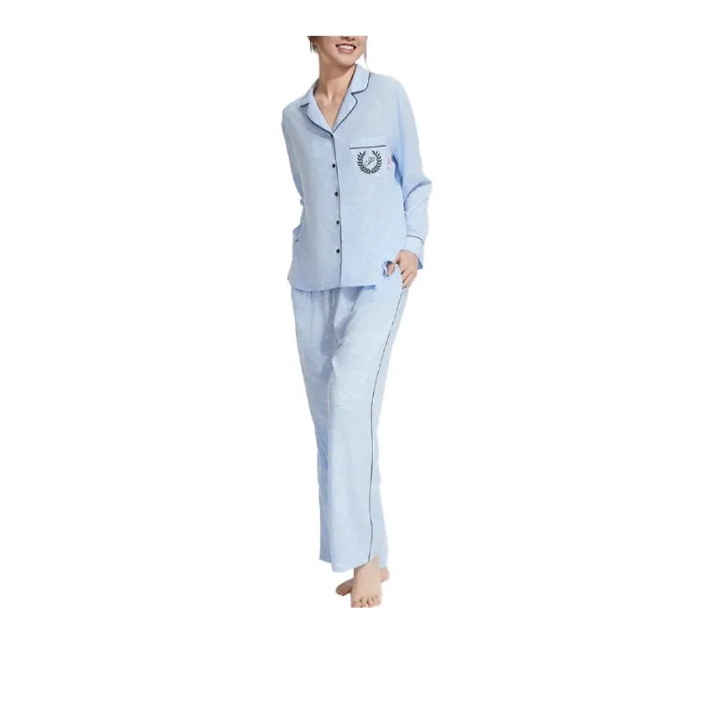 Victoria's Secret PINK Pajama Set Women's Ocean Blue-0