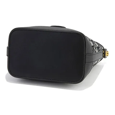 CLEVER& KETCH PU Handbag Bucket Bag Regular Women's K Letter Black/Diamond Black-4