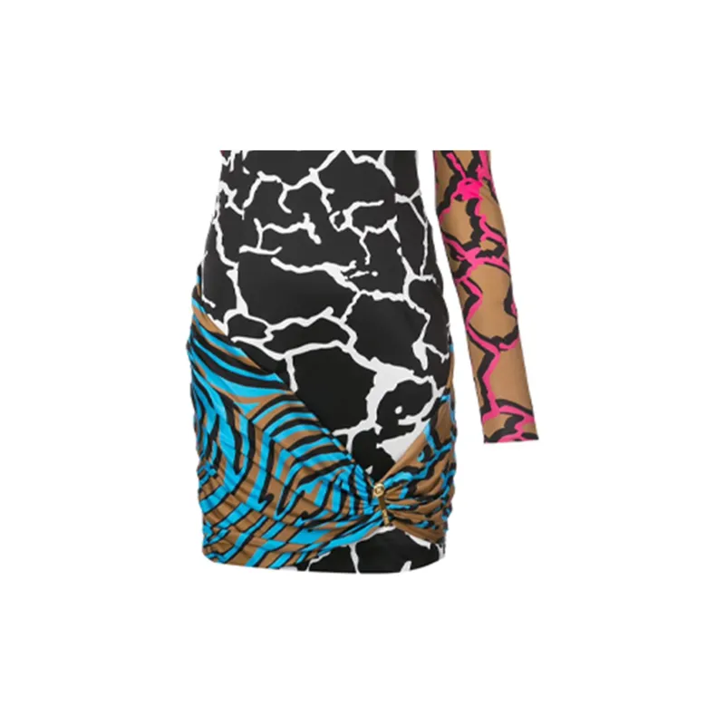 VERSACE Long-Sleeved Dresses Women's Multicolor-5