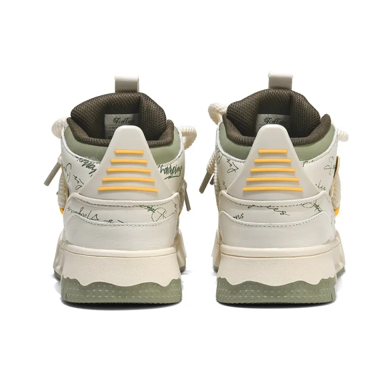 TCELLARS Coverage Cushioning Abrasion Resistant Lightweight Support Mid Top Skateboard Shoes Unisex-21