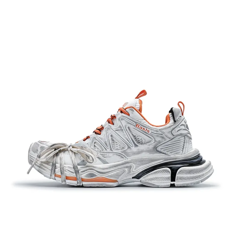 K-WANG Paris Breeze Anti-Slip And Wear-Resistant Height Increasing Low-Top Chunky Sneakers Unisex-24
