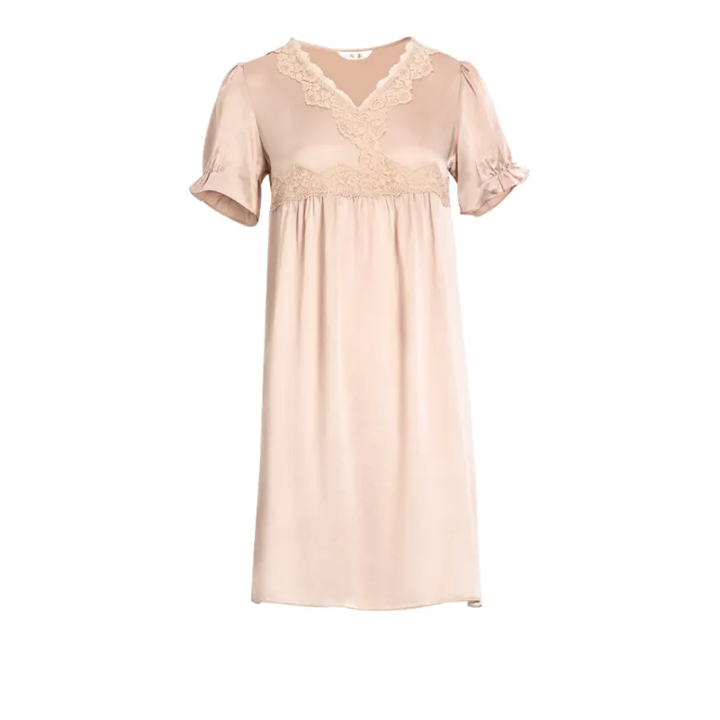 Silk Boundary Nightgown Women's-2