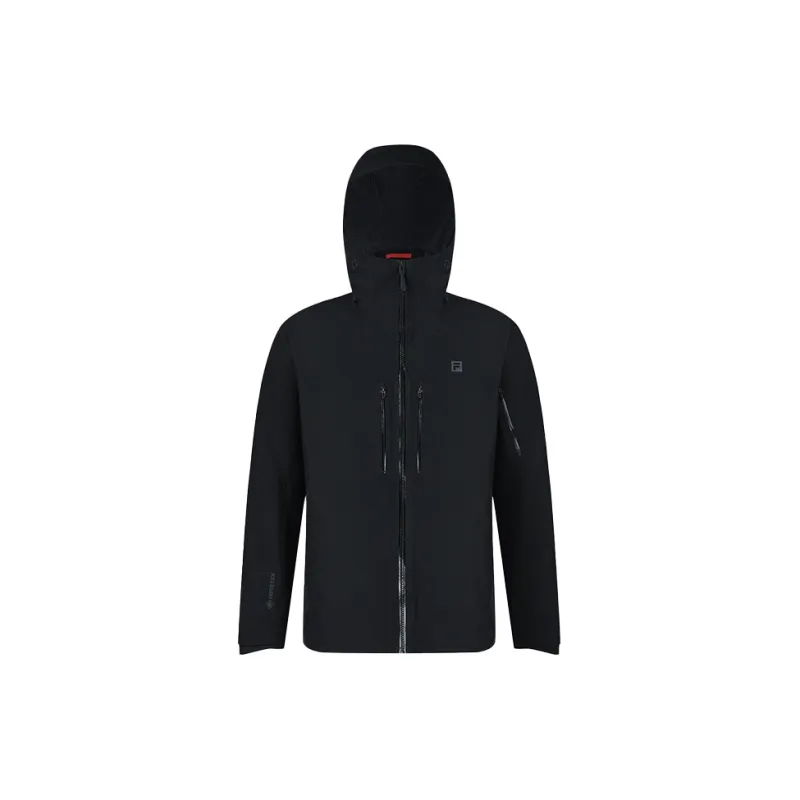 FILA Water Resistant Windbreaker Jacket Men's Pitch Black-0