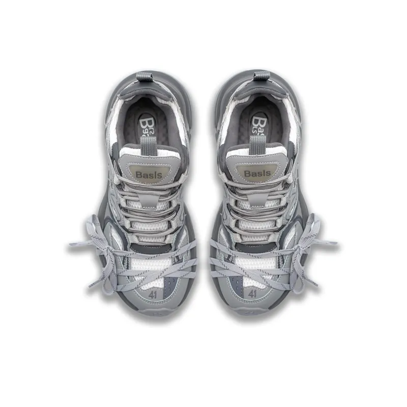 K-WANG Paris Breeze Anti-Slip And Wear-Resistant Height Increasing Low-Top Chunky Sneakers Unisex-15