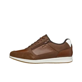 GEOX Avery Anti-Slip Wear-Resistant Low-Top Casual Shoes Men's Brown
