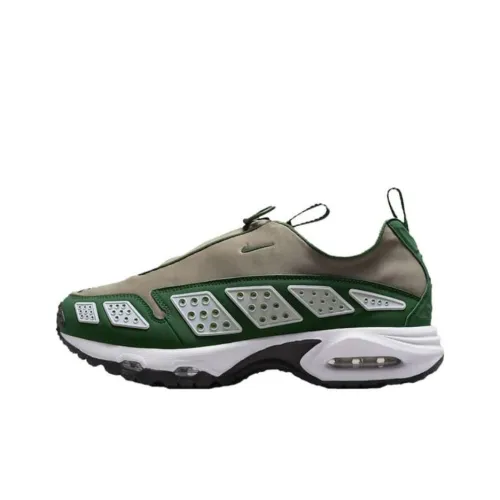 Nike Air Max Sunder Anti Slip Wear Resistant Low Top Basketball Shoes Unisex Brown Green