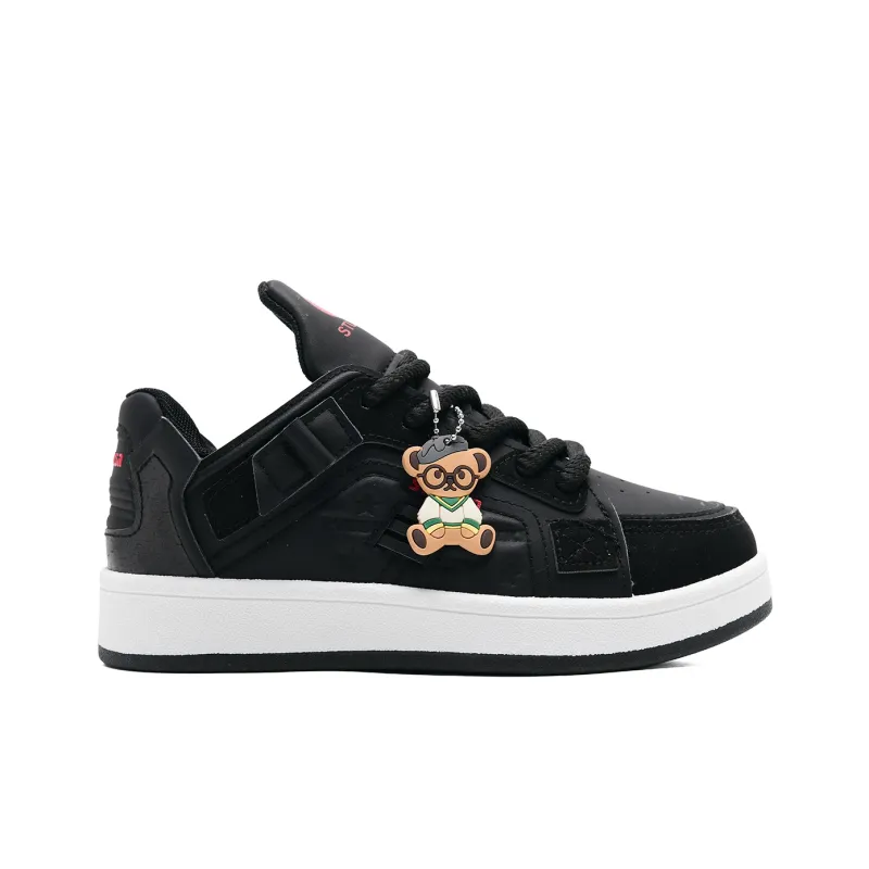 Teddy Bear Collection Slip Resistant And Abrasion Resistant Support Low Top Skateboard Shoes-2