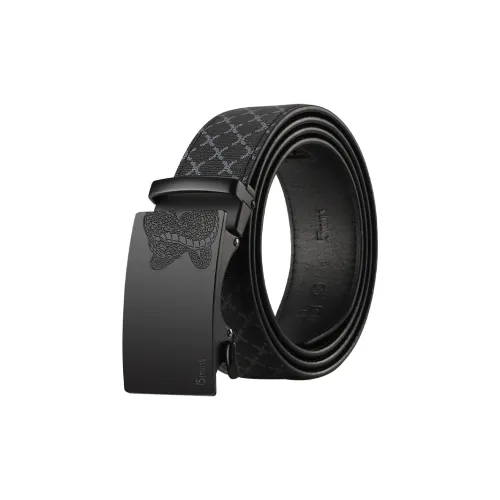 15 MINS Polyvinyl Chloride Leather Belts Men's Width  3.5cm