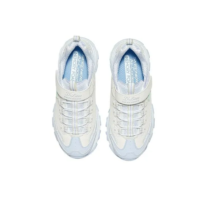 Skechers Kids Low Top Kids Lifestyle Shoes White Periwinkle Kids'-2