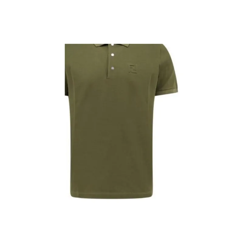 FENDI Ff Embossed Short Sleeved Polo Shirt-4
