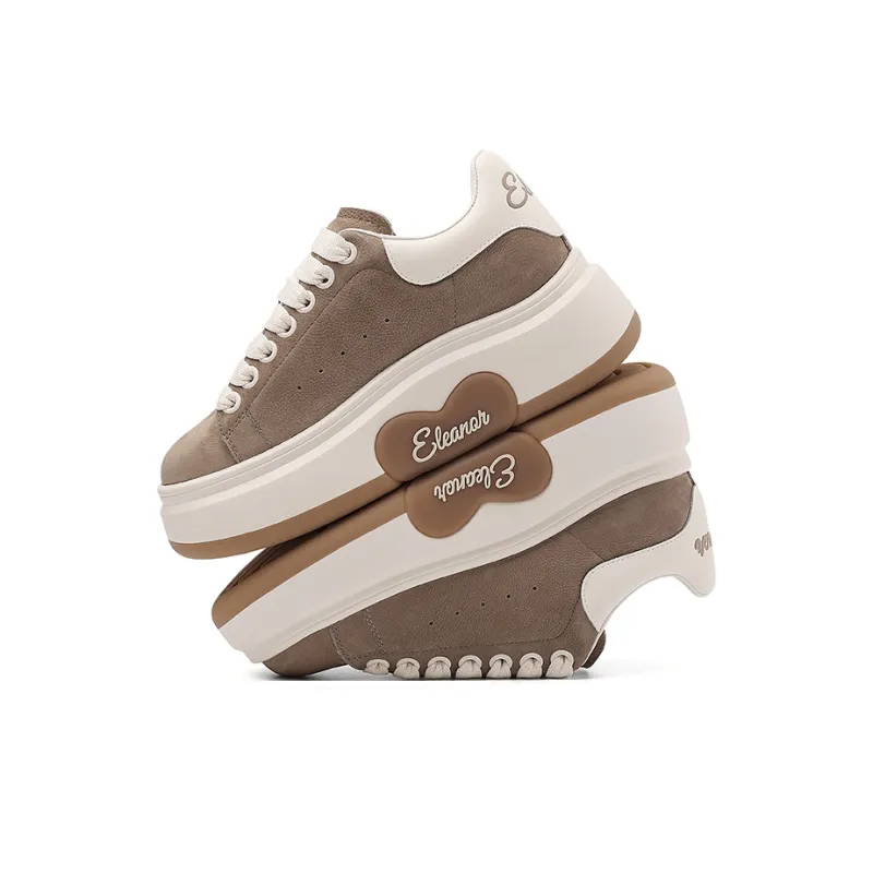BURGELY Lightweight Height Increasing Low-Top Skateboard Shoes Women's-11