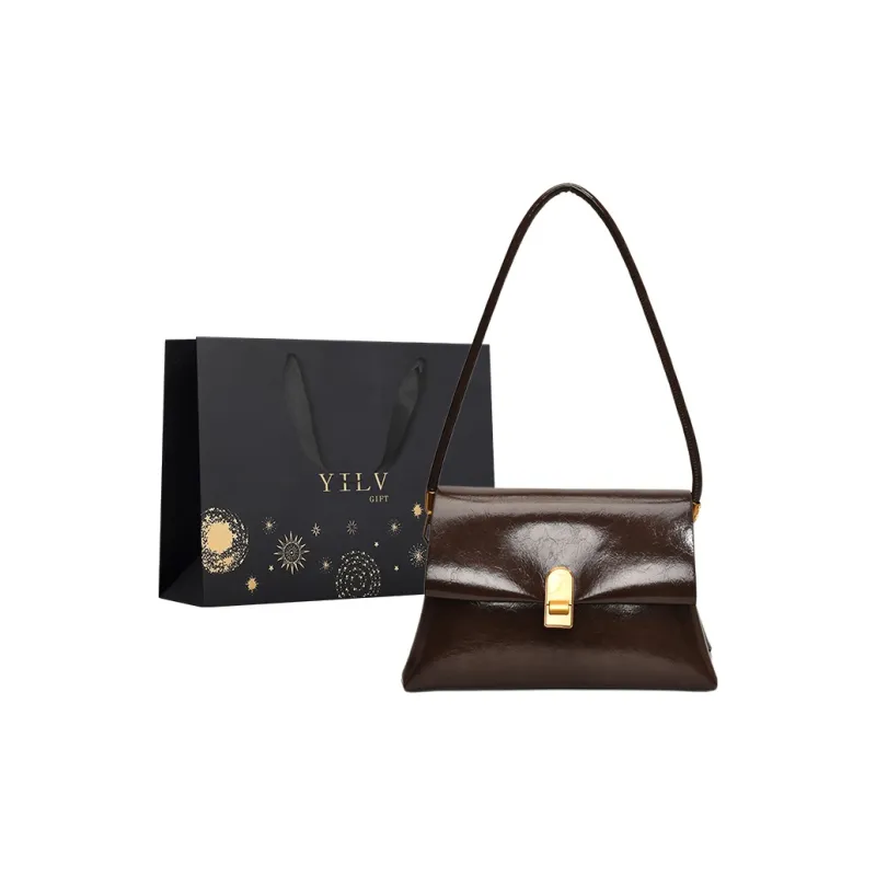 Yi Brigade PU Crossbody Bag Women's Brown/Coffee/Burgundy/Black-4