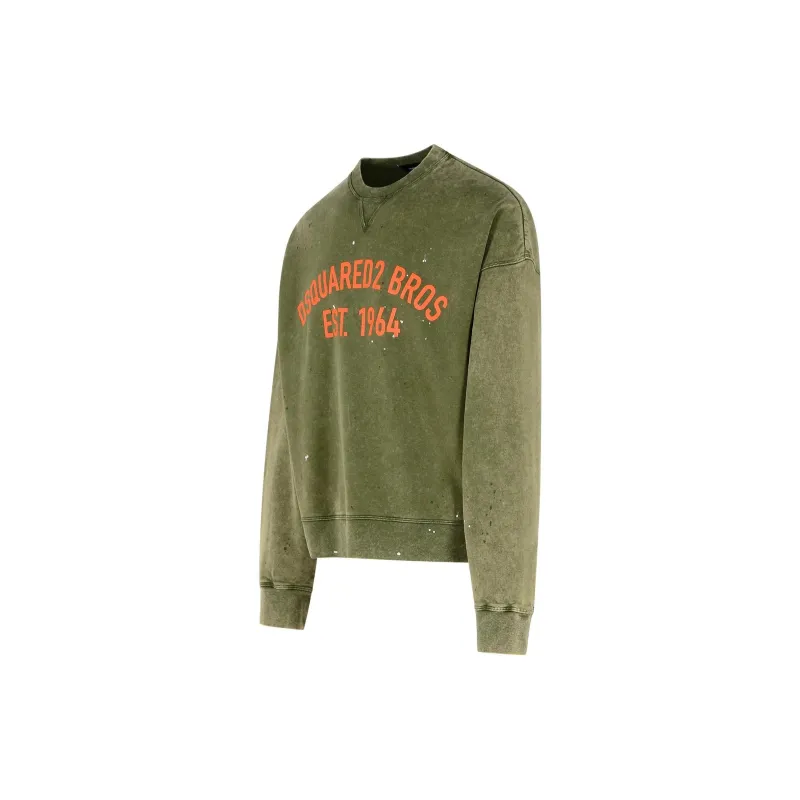 DSQUARED 2 Marble Dyed Vanish Spot Cypro Fit Sweatshirt-2