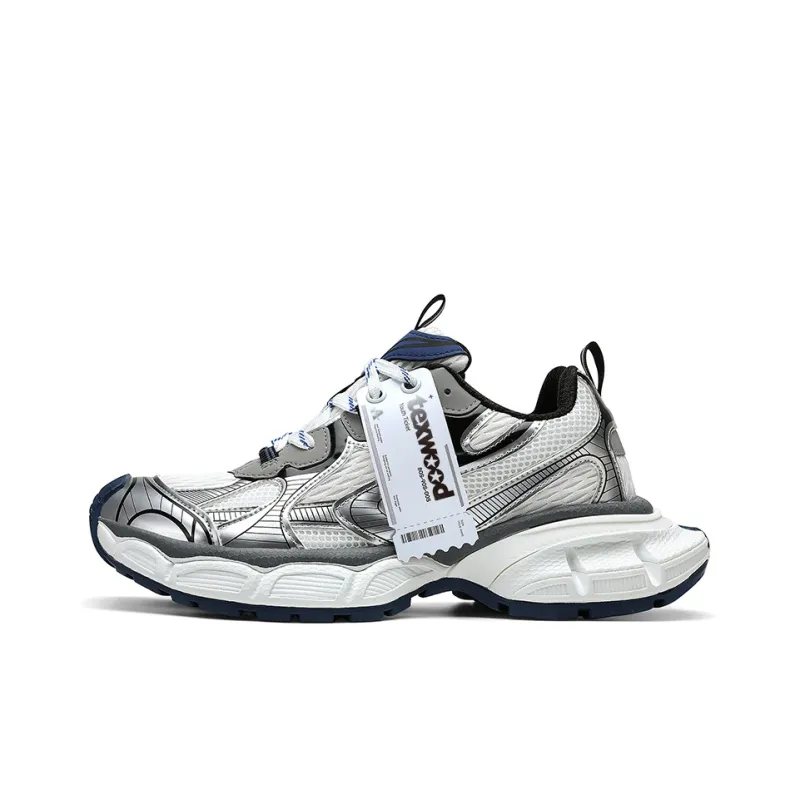 TEXWOOD Anti-Slip Wear-Resistant Breathable Height Increasing Low-Top Chunky Sneakers Unisex-27