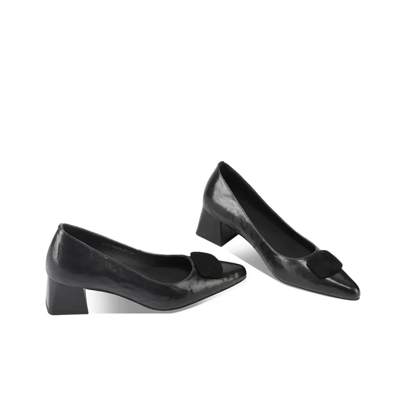XICUNMINGWU Chunky Heel High Heels 4.5CM Women's-8